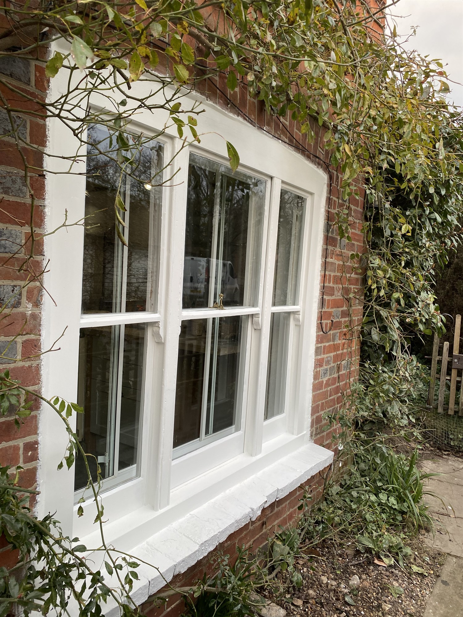 Sashsquatch specialist restoring a sash window in a Brighton period property