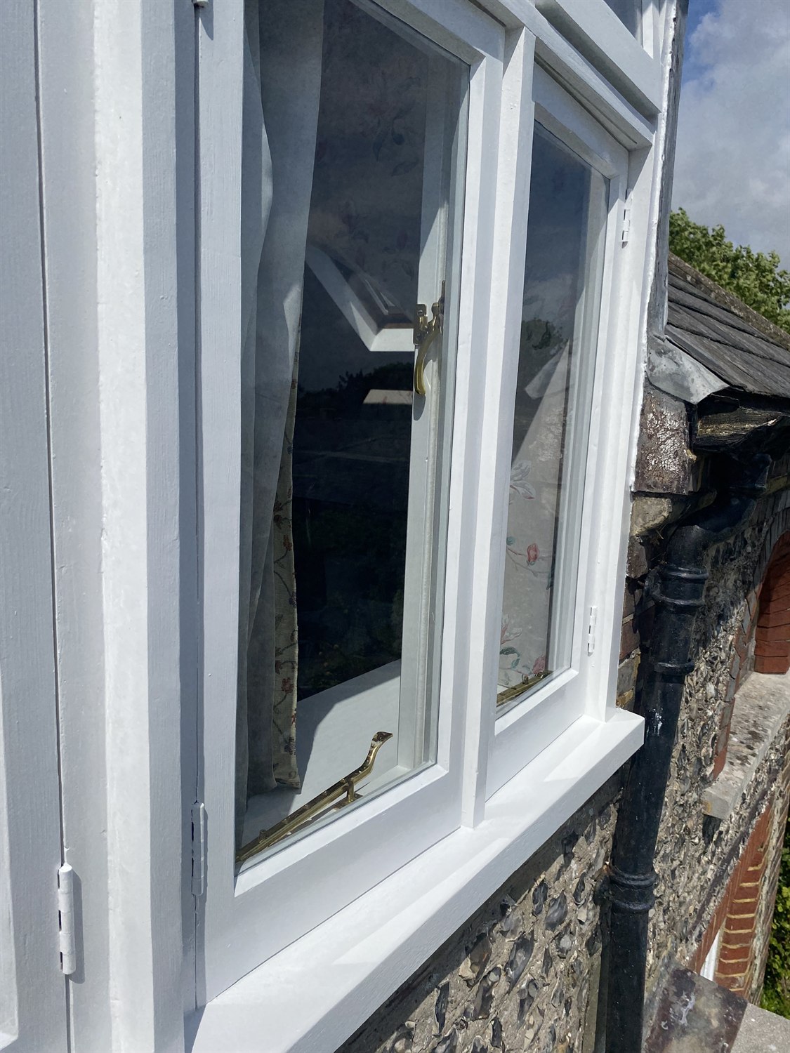 Casement refurbishment — after restoration