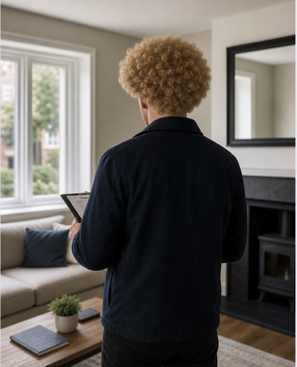 Sashsquatch specialist surveying a sash window in Brighton