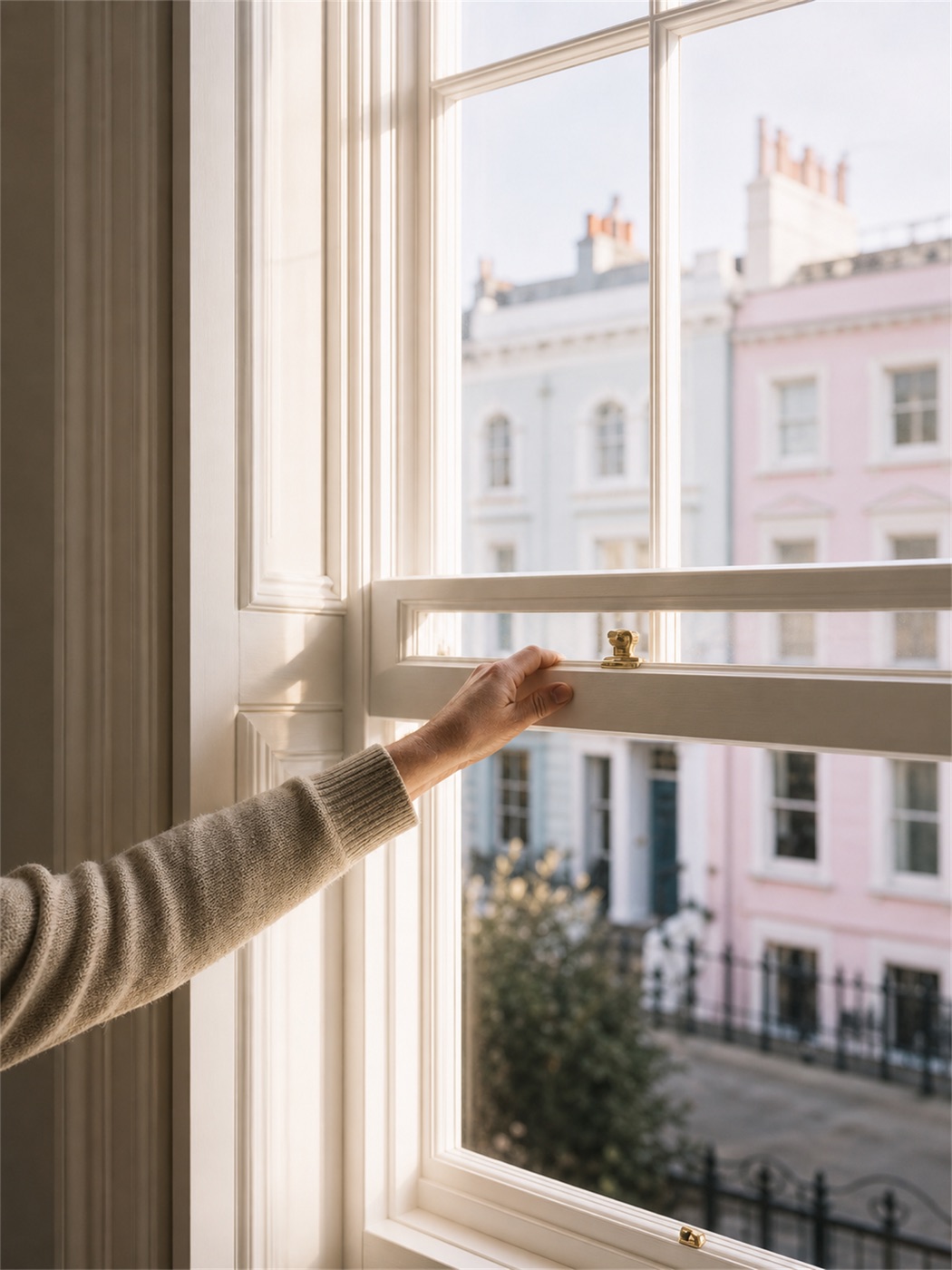 Restored sash window operating smoothly after Sashsquatch repair